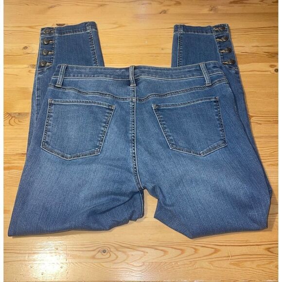 Talbots Womens Jeans Flawless Five-Pocket Slim Ankle Curvy Light Wash Size 10 - Picture 10 of 10